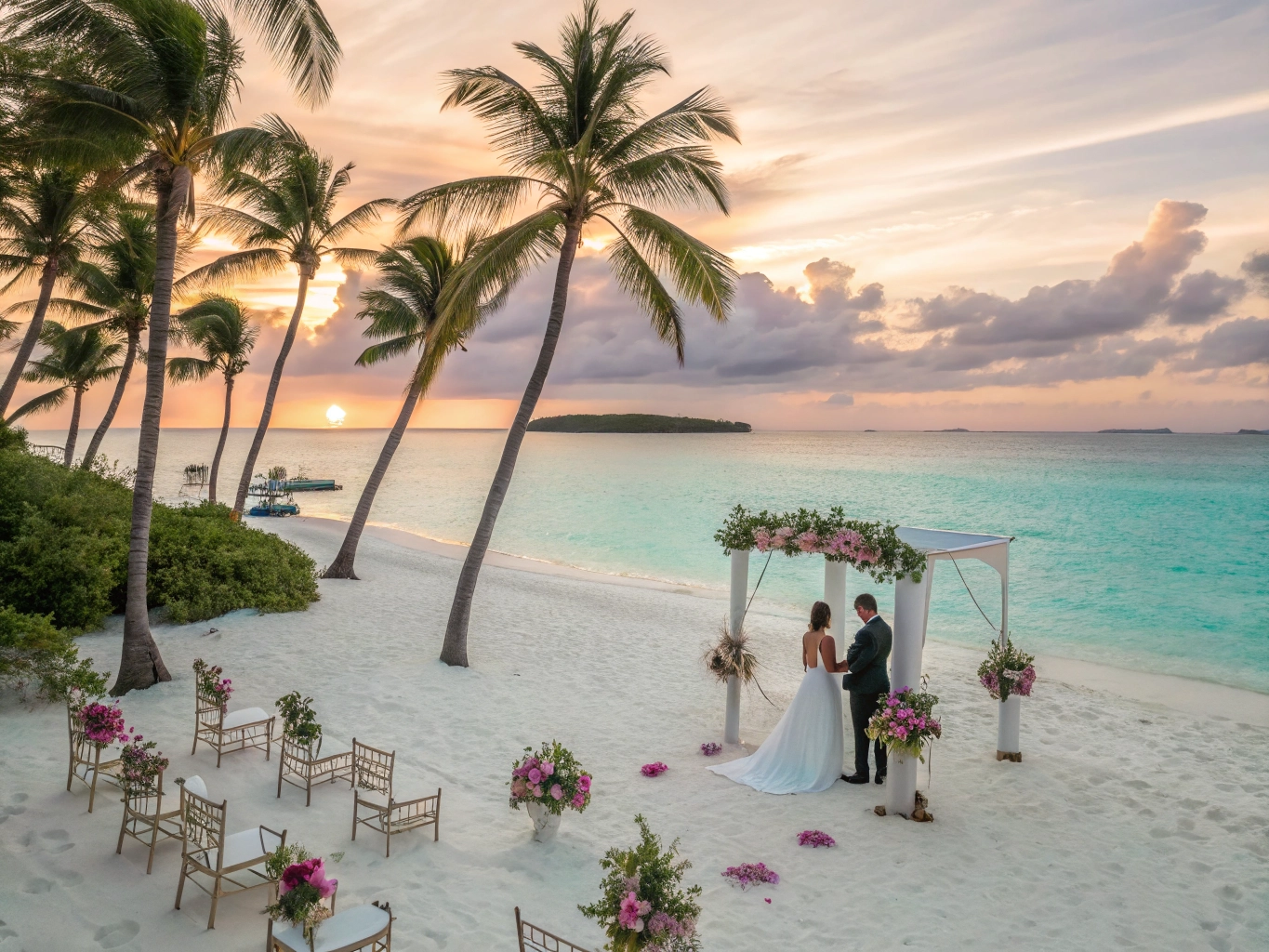 Elegant, intimate wedding with jaw dropping backdrop